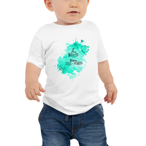 BLEU SOUS-MARIN SPLASH A | T-shirt bébé