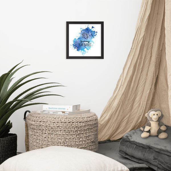 YUMMY BLUEBABIES SPLASH B | FRAMED POSTER