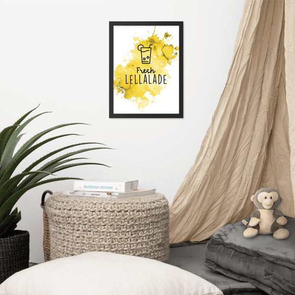 FRESH LELLALADE SPLASH Y | FRAMED POSTER