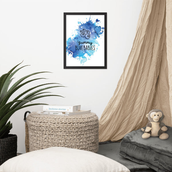 YUMMY BLUEBABIES SPLASH B | FRAMED POSTER