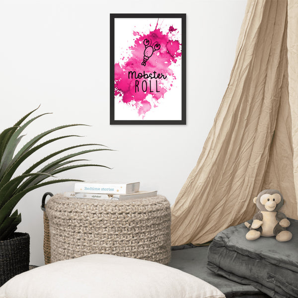 MOBSTER ROLL SPLASH P | Framed poster