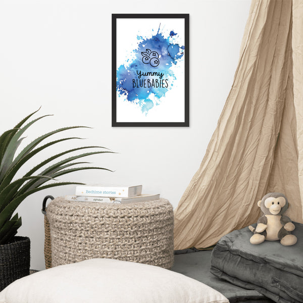 YUMMY BLUEBABIES SPLASH B | FRAMED POSTER