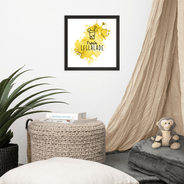 FRESH LELLALADE SPLASH Y | FRAMED POSTER