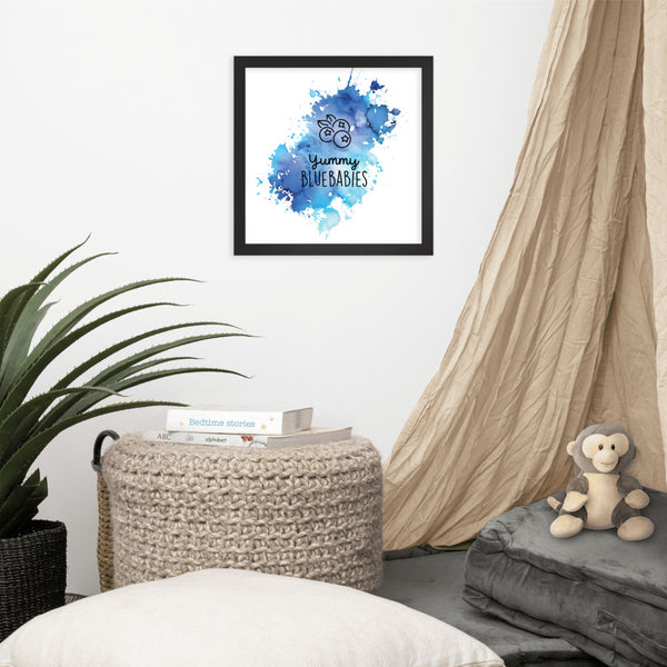 YUMMY BLUEBABIES SPLASH B | FRAMED POSTER