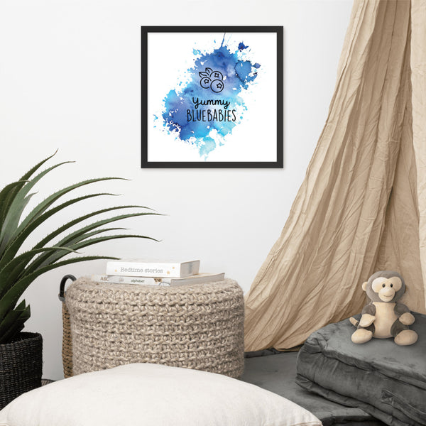 YUMMY BLUEBABIES SPLASH B | FRAMED POSTER