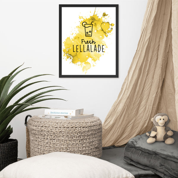 FRESH LELLALADE SPLASH Y | FRAMED POSTER