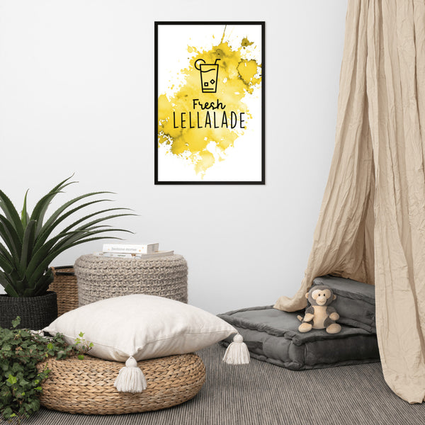 FRESH LELLALADE SPLASH Y | FRAMED POSTER