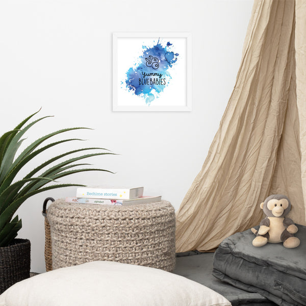 YUMMY BLUEBABIES SPLASH B | FRAMED POSTER