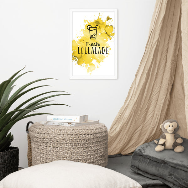 FRESH LELLALADE SPLASH Y | FRAMED POSTER