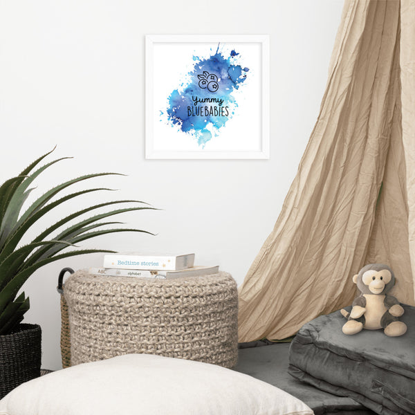 YUMMY BLUEBABIES SPLASH B | FRAMED POSTER