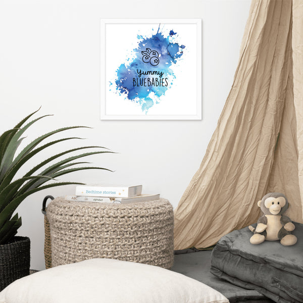 YUMMY BLUEBABIES SPLASH B | FRAMED POSTER