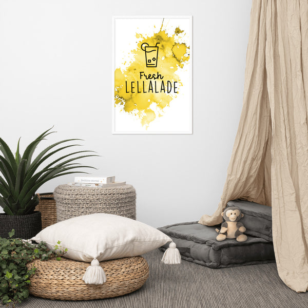 FRESH LELLALADE SPLASH Y | FRAMED POSTER